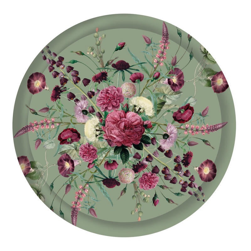 Bakke med smukt blomsterdesign til elegant servering · Niedziella & Friends