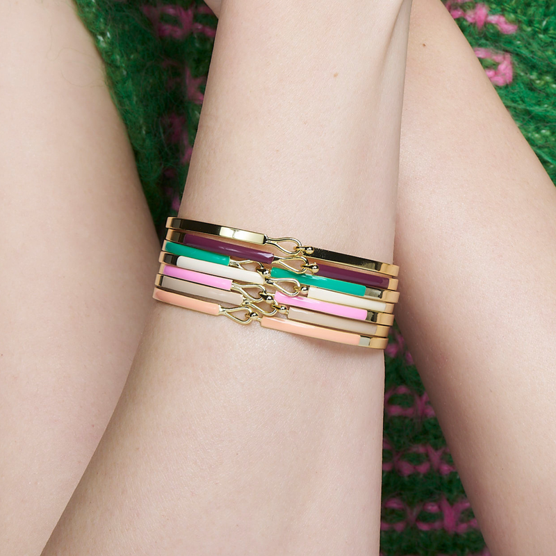 Bangle Up-armbånd i farve-mix af modellen Lily · Niedziella & Friends