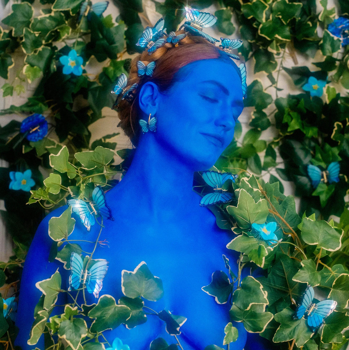 Hårspænde · Blå sommerfugl fra Coucou Suzette · Niedziella & Friends 