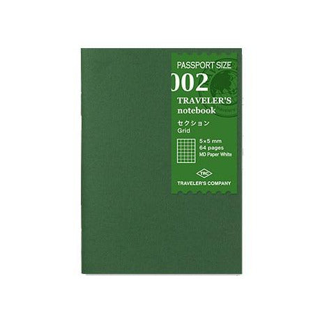 Passport size Refill 002 Ternet papir • Traveler's notebook (4788677771399)