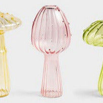 Lyserød svampe-vase i glas fra &Kleveirng Amsterdam · Niedziella & Friends (7014228033690)