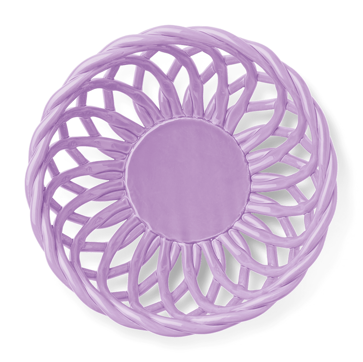 Lavendel-farvet skål i flettet porcelæn fra Octaevo · Niedziella & Friends (6997255979162)