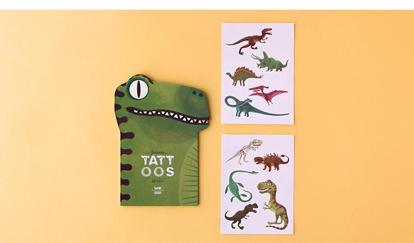 Børne-tattoveringer • Dinosaur (5347437576346)