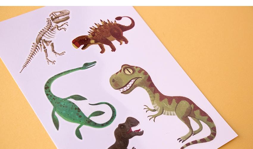 Børne-tattoveringer • Dinosaur (5347437576346)