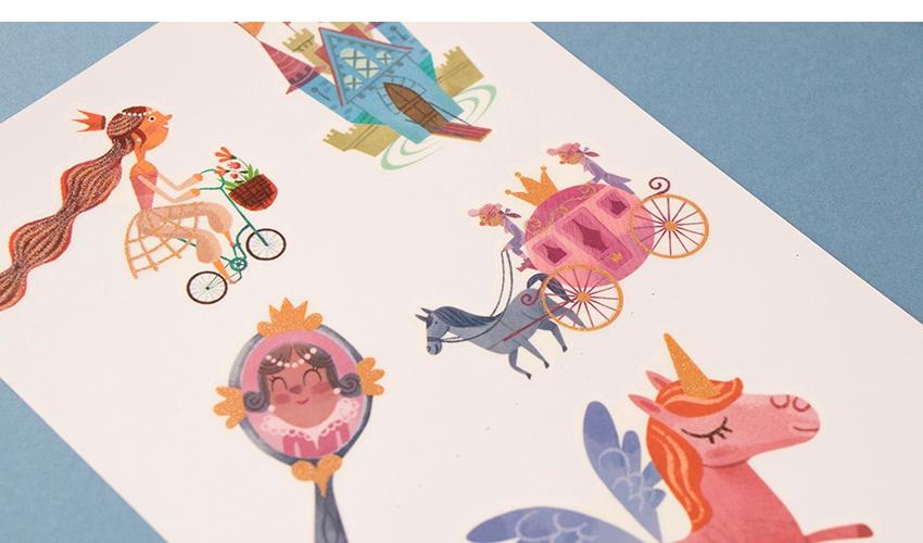 Børne-tattoveringer • prinsesse (5347407724698)