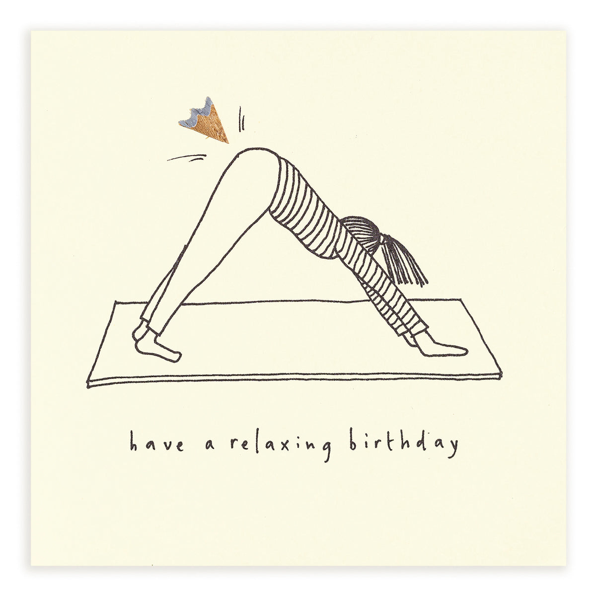Pencil Shavings Card • FødselsdagsYoga