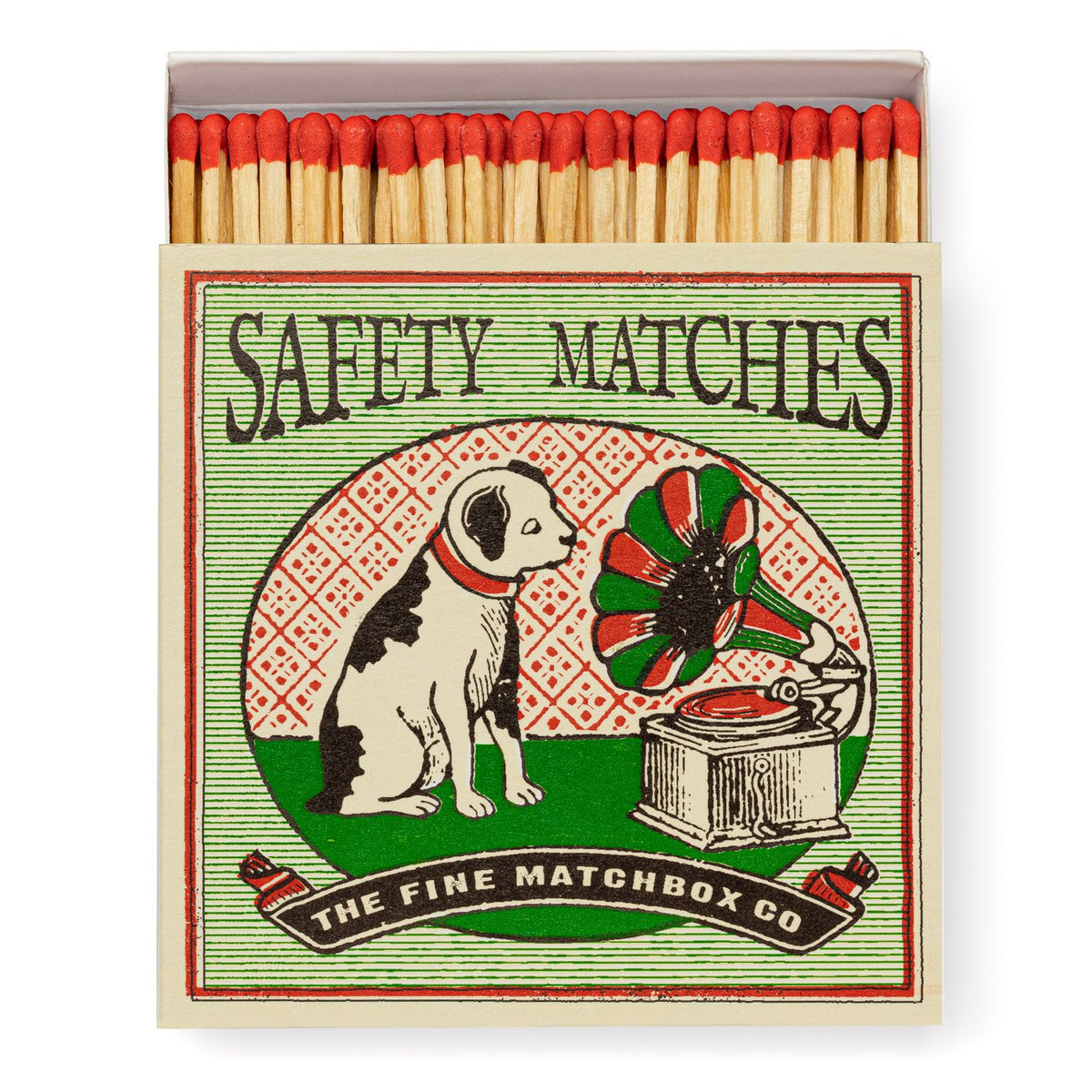 Dog and Gramophone · Safety matches