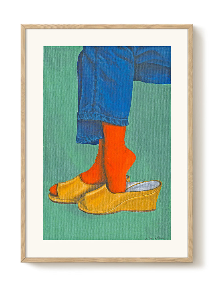Heels with socks • Roxanne