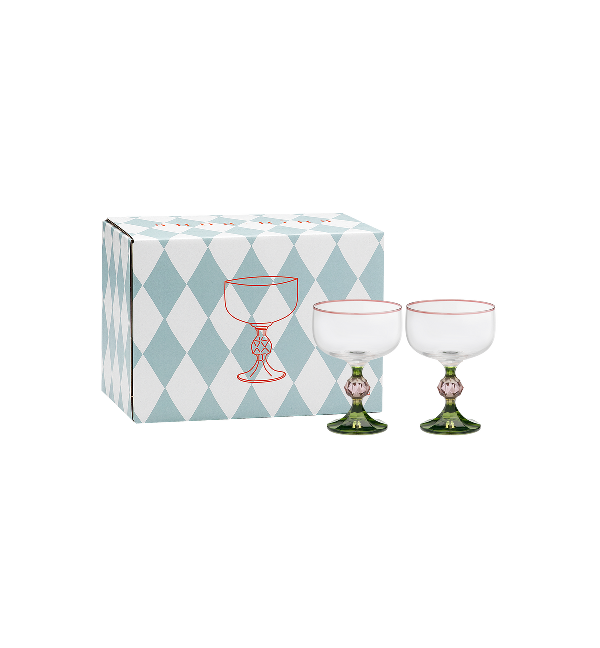 Cocktailglas i krystal · Harper fra Anna + Nina · Smukke glas til festlige lejligheder · Niedziella & Friends