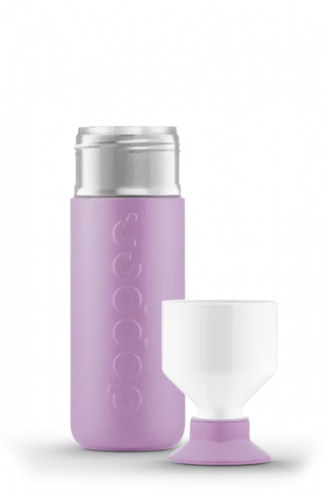 Prisvindende drikkedunk fra Dopper · throwback lilac · Lavet i 90% genanvendeligt, rustfrit stål · Niedziella & Friends