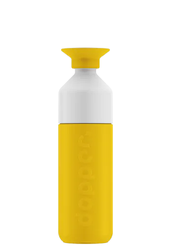 Prisvindende drikkedunk fra Dopper · lemon crush · Lavet i 90% genanvendeligt, rustfrit stål · Niedziella & Friends