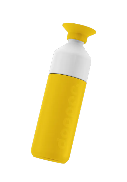 Prisvindende drikkedunk fra Dopper · lemon crush · Lavet i 90% genanvendeligt, rustfrit stål · Niedziella & Friends