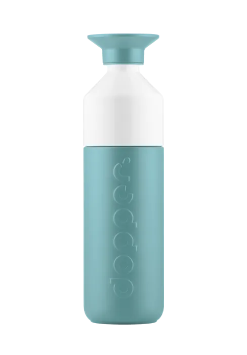 Prisvindende drikkedunk fra Dopper · bottlenose blue · Lavet i 90% genanvendeligt, rustfrit stål · Niedziella & Friends