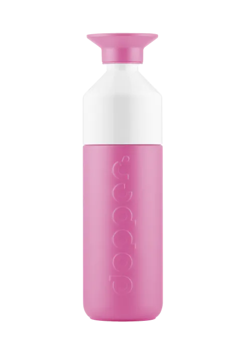 Prisvindende drikkedunk fra Dopper · pelican pink · Lavet i 90% genanvendeligt, rustfrit stål · Niedziella & Friends