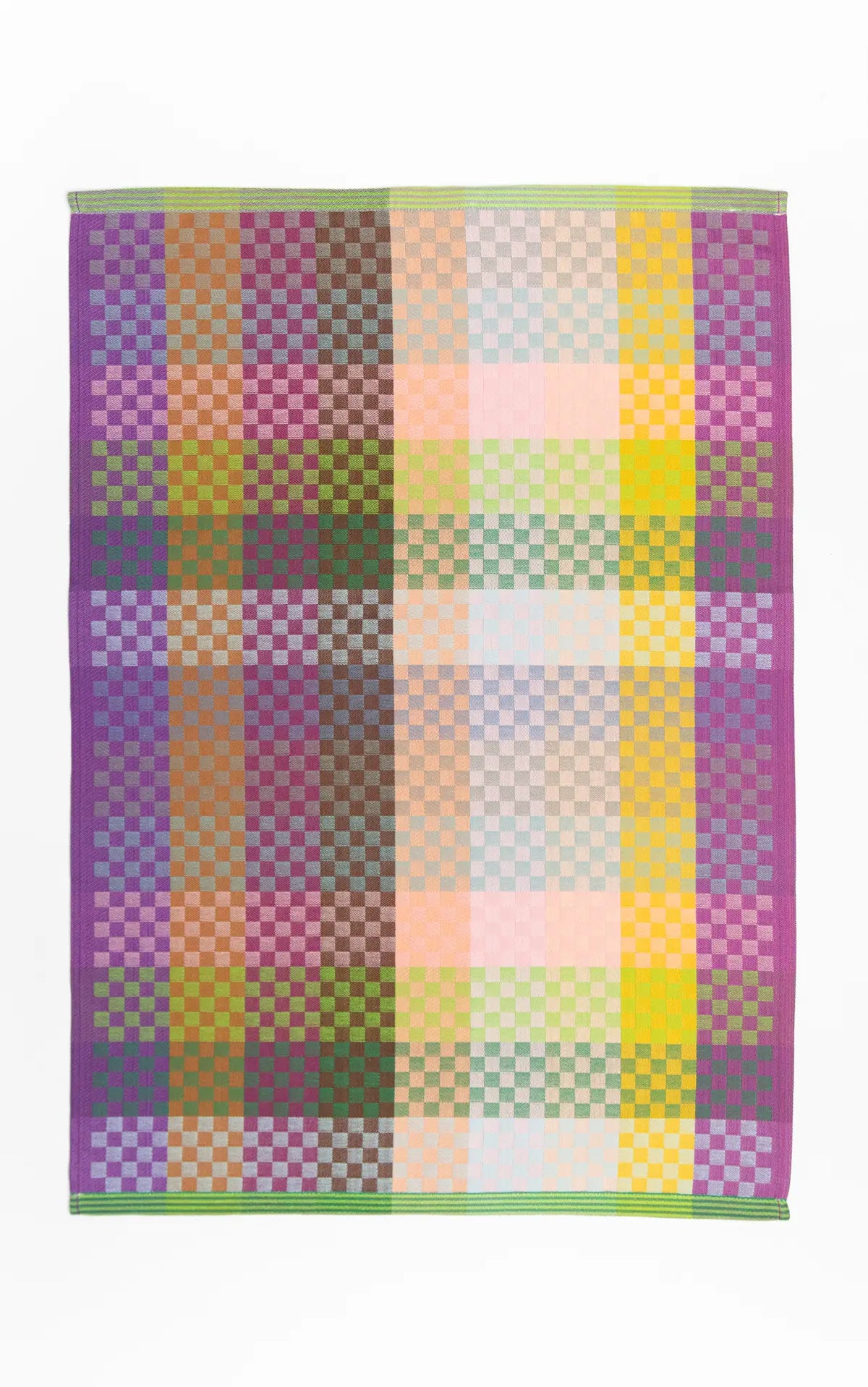 Viskestykke #86B · checkered check