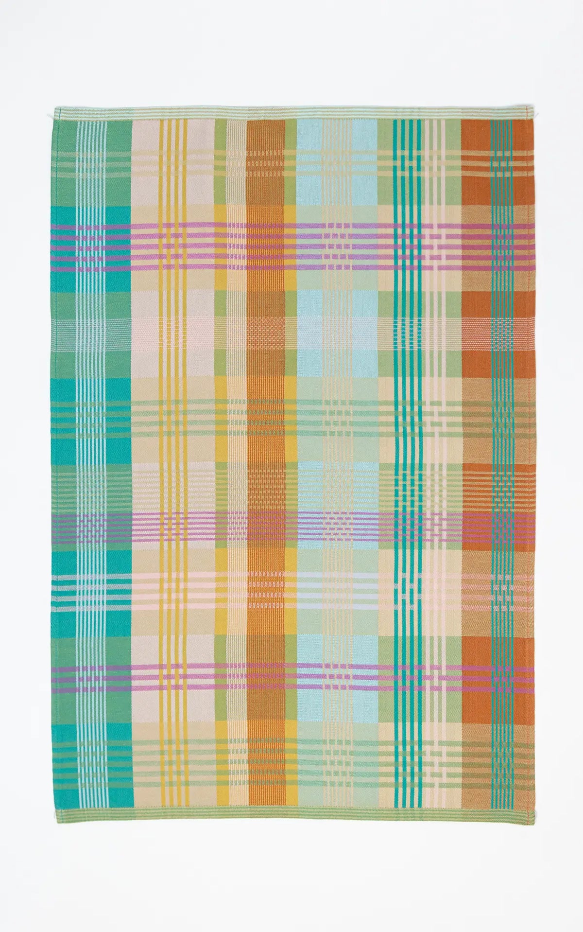 Bæredygtigt viskestykke med grafisk mønster i smukke farver · Lavet af garnrester fra tekstilindustrien · Designer af Foekje Fleur hos Niedziella & Friends