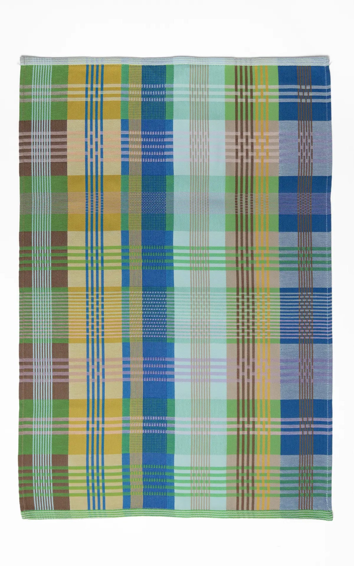 Bæredygtigt viskestykke med grafisk mønster i smukke farver · Lavet af garnrester fra tekstilindustrien · Designer af Foekje Fleur hos Niedziella & Friends