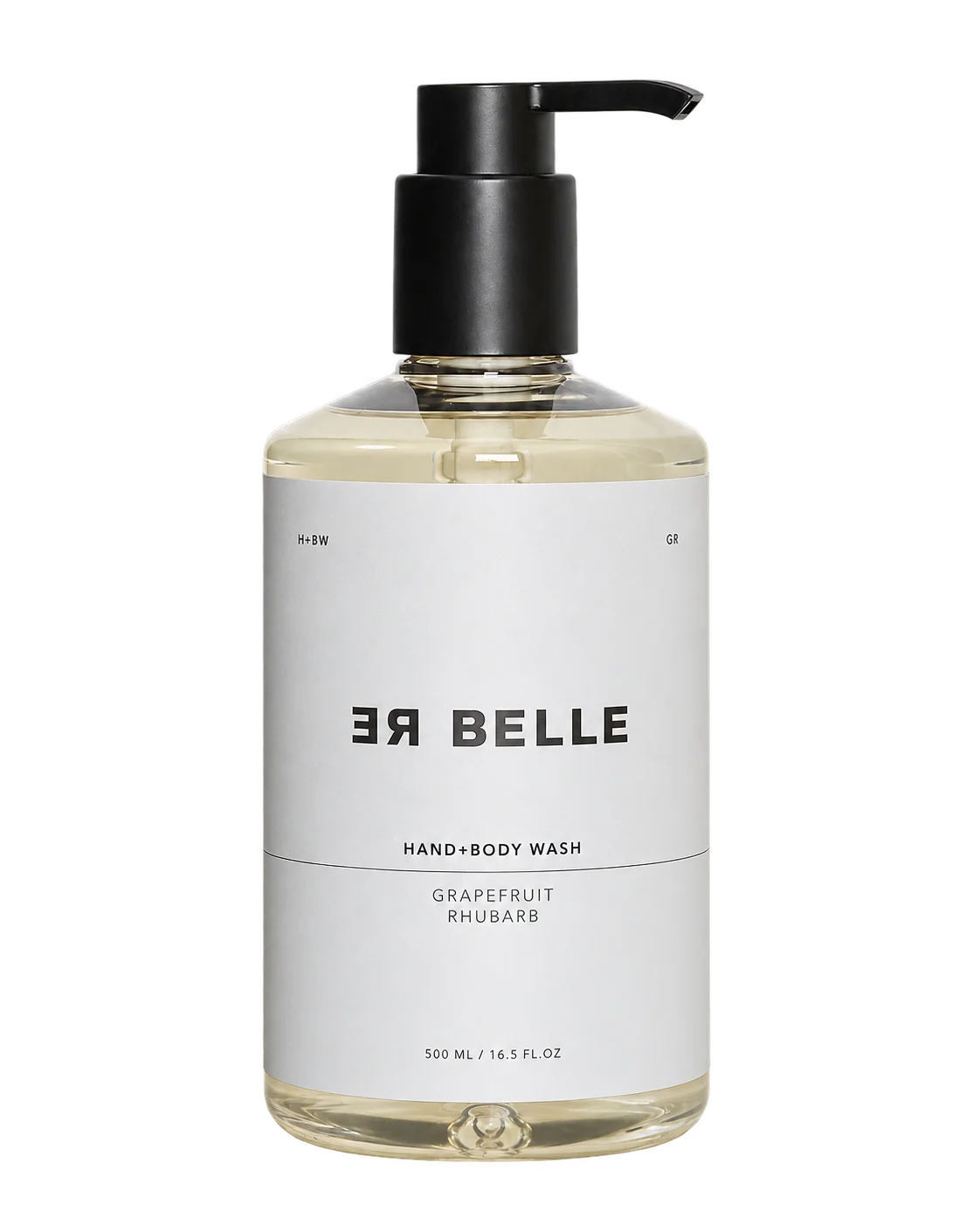Hand & Body Wash med grapefrugt og rabarber fra Rebelle Copenhagen · Køb hos Niedziella & Friends