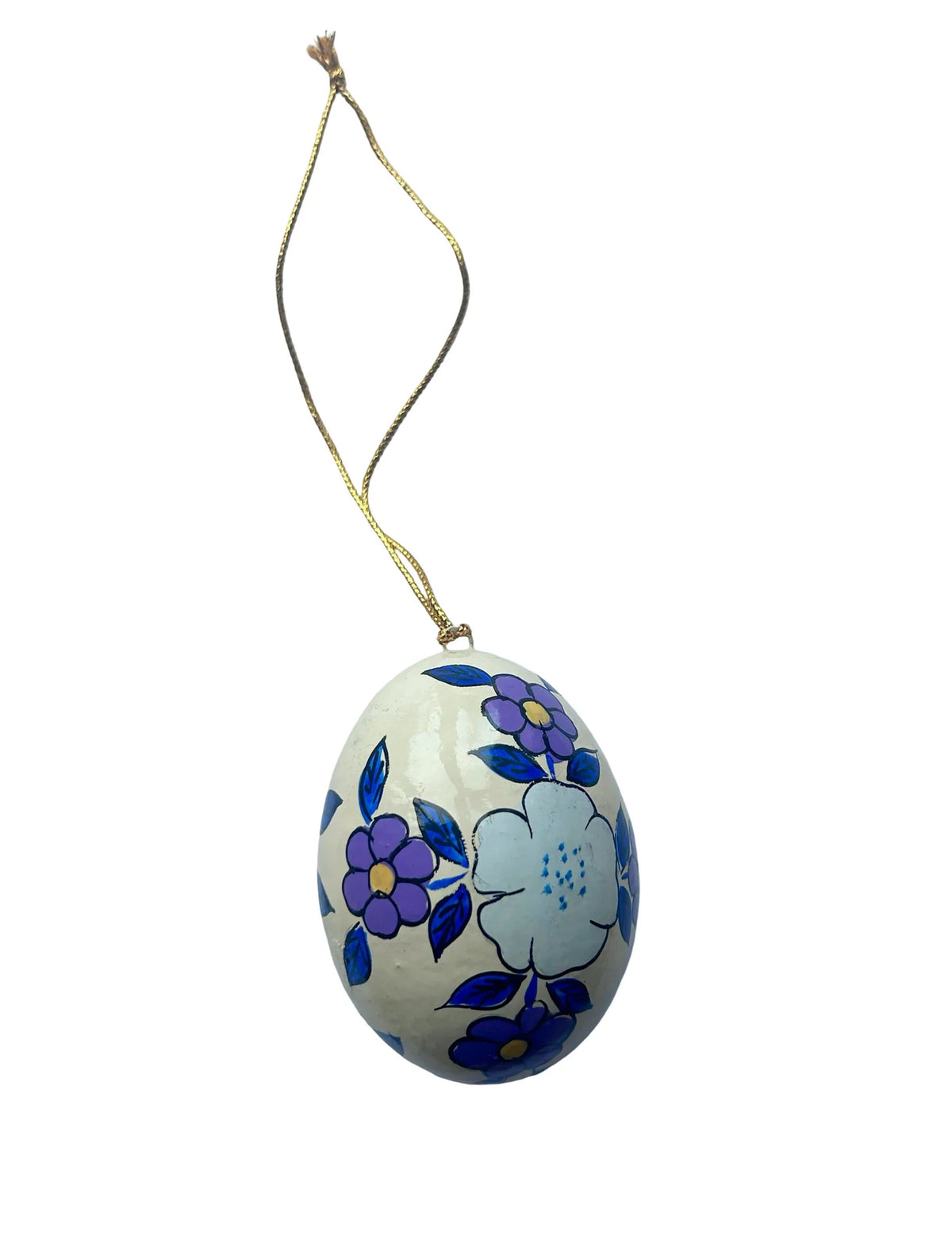 Påskeæg i papmaché · blå/lilla