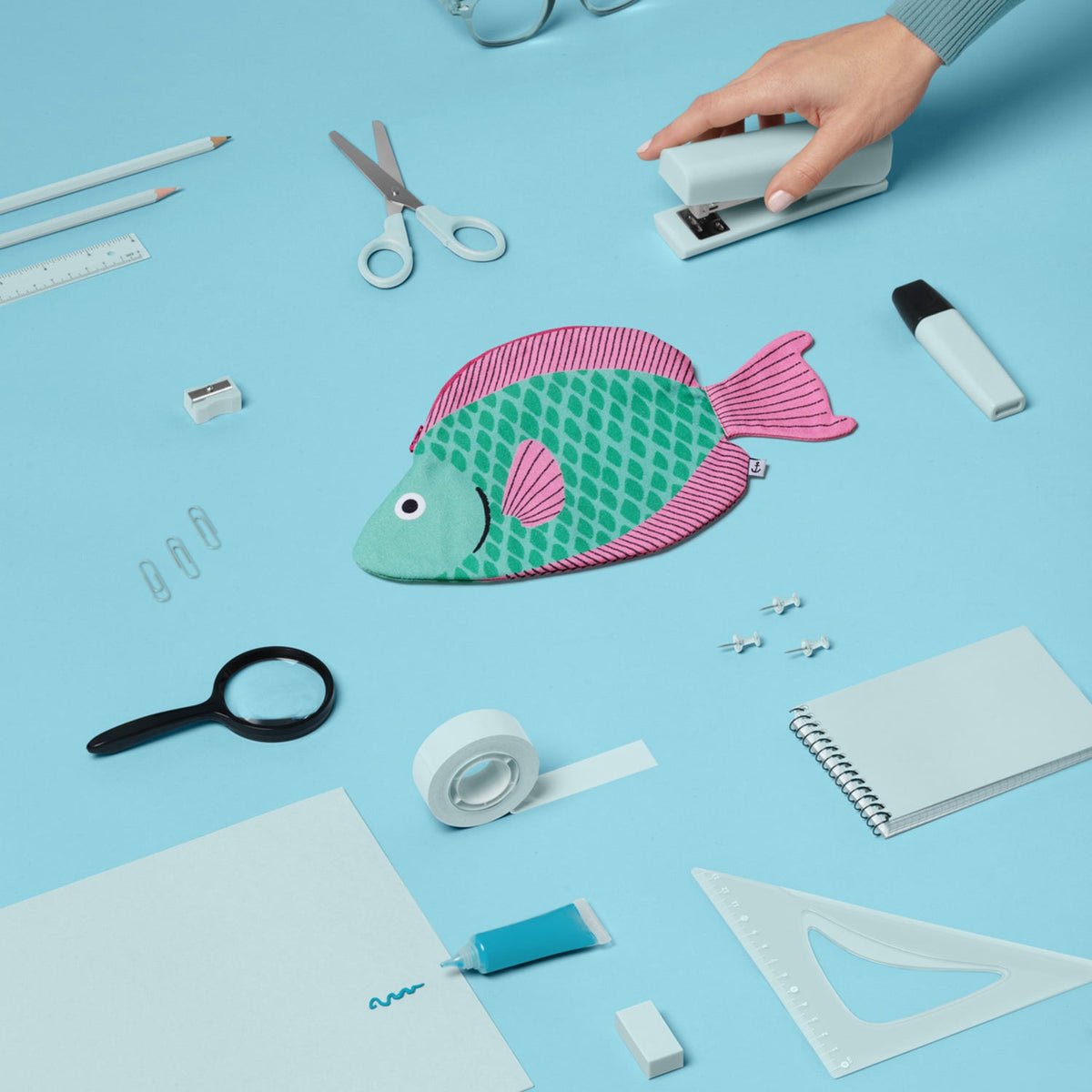 Kosmetikpung · Penalhus · Fiskepung · Papegøje-fisk fra Don Fisher · Niedziella & Friends