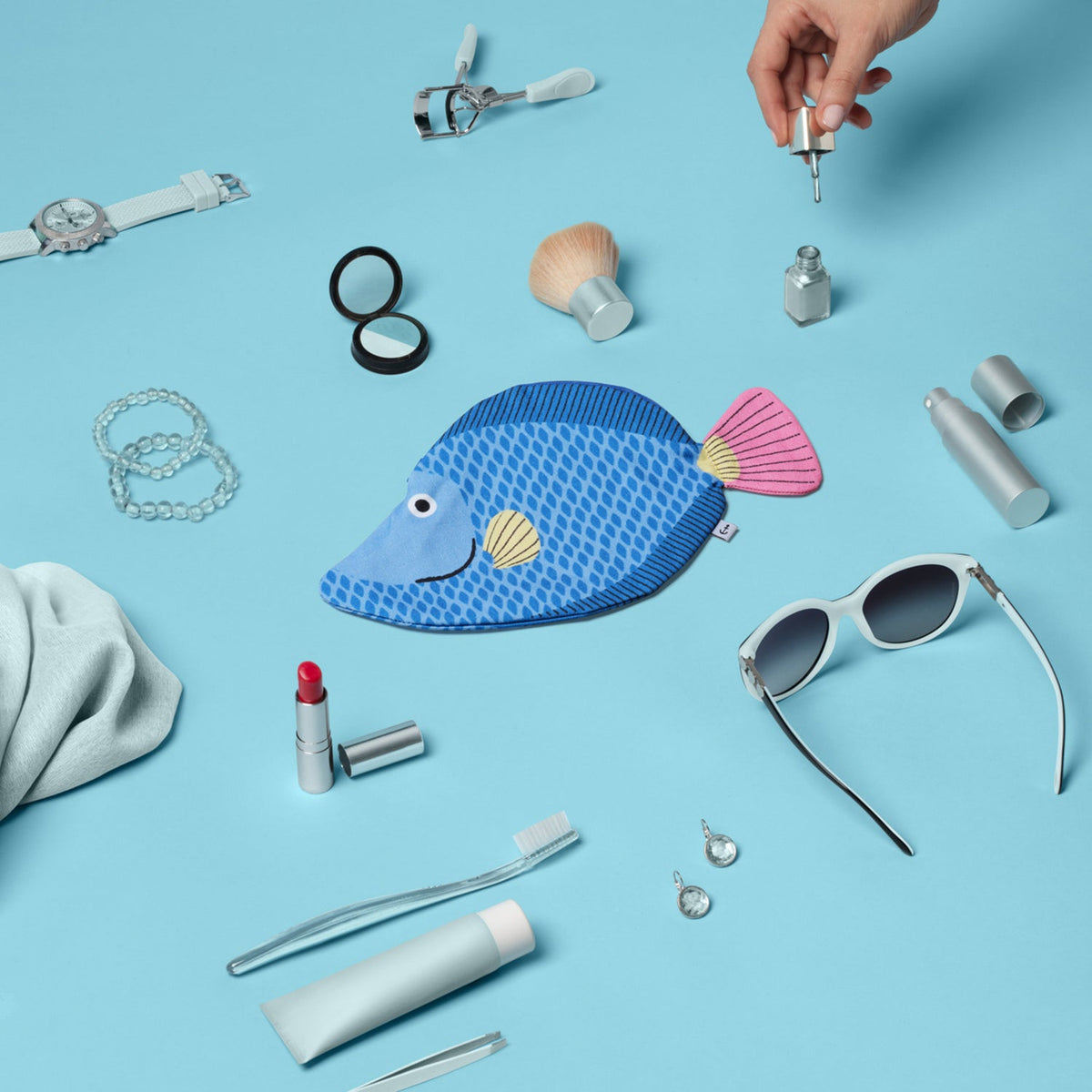 Kosmetikpung · Penalhus · Fiskepung · Picasso-fisk fra Don Fisher · Niedziella & Friends