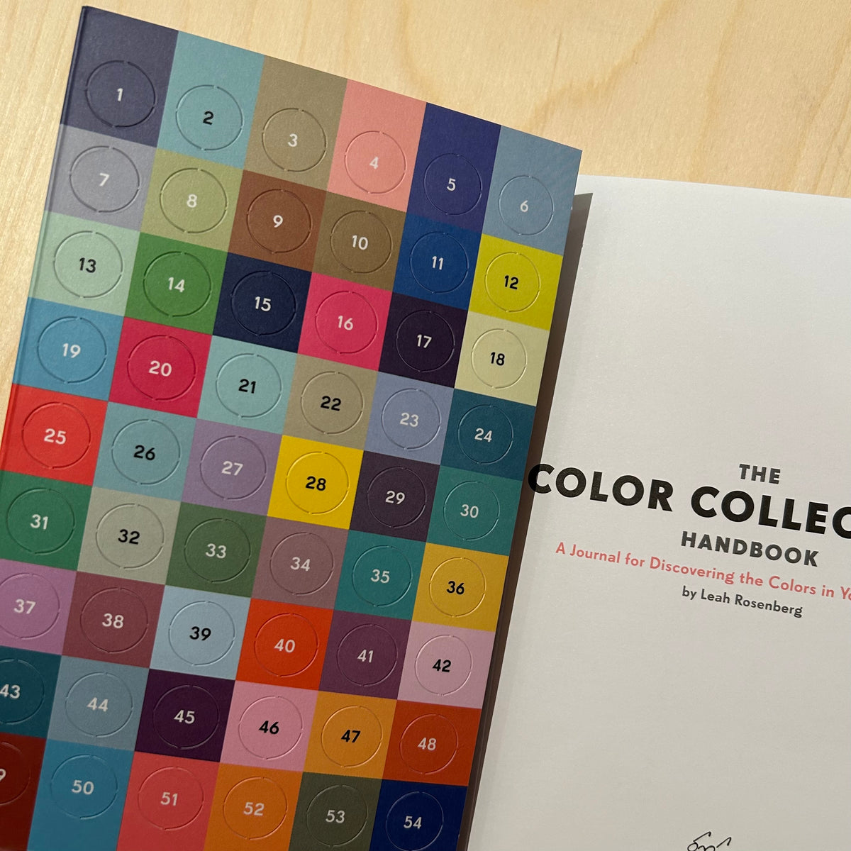 The Color Collector's Handbook · Farvekalender til at notere hverdagsfarver · Niedziella & Friends