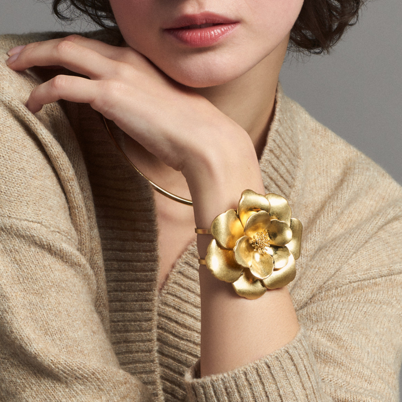 Peony · armbånd i forgyldt messing  fra Bangle Up · Niedziella & Friends