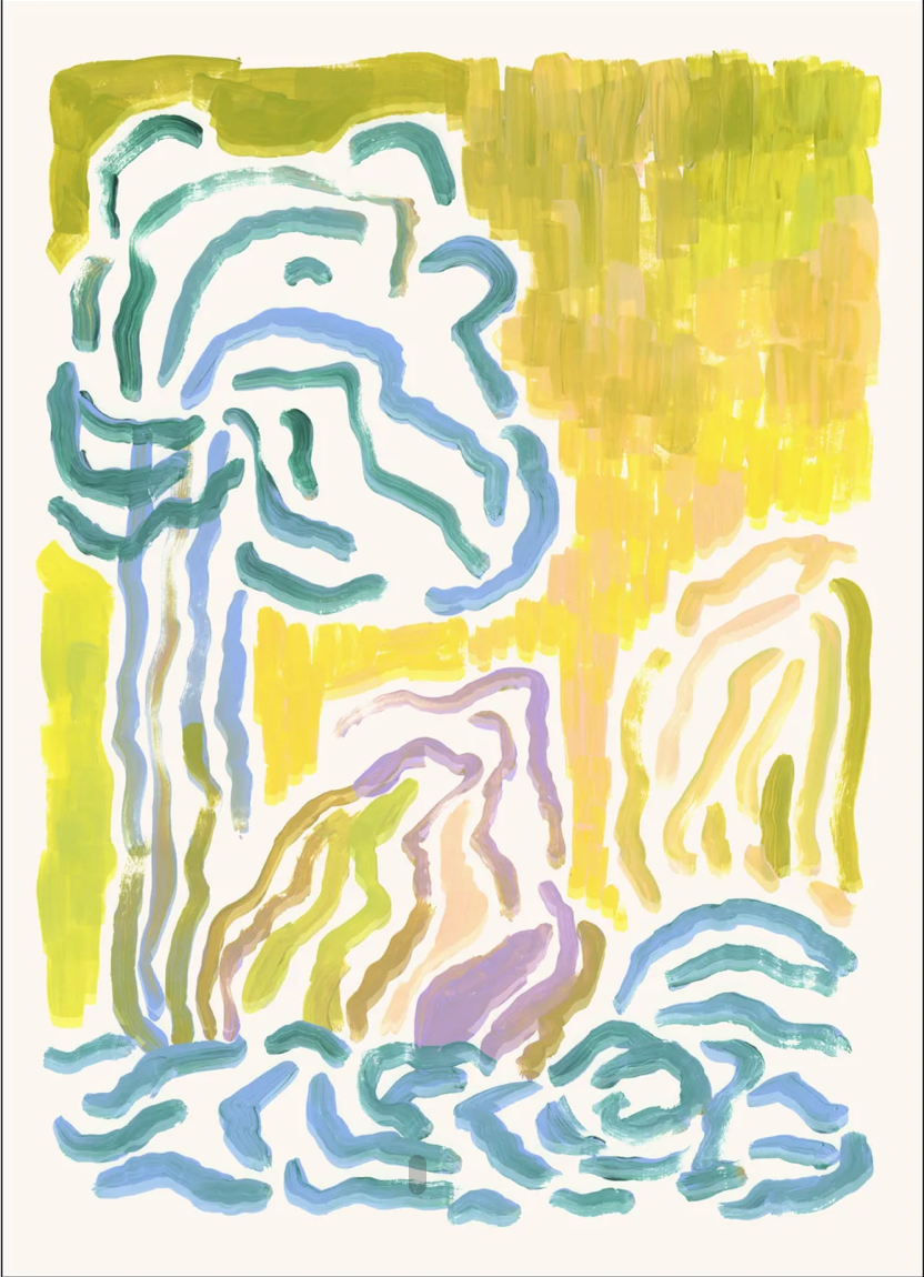 Utæmmet Natur 01 · Kunstplakat af Josefina Preumayr