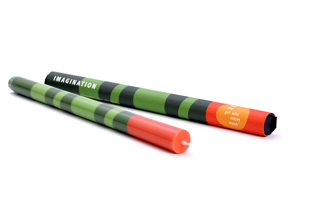 Grafisk lys i 100% ren stearin. Fairtrade produceret · Stort udvalg af lys hos Niedziella & Friends