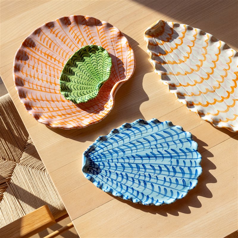 Muslingetallerken i keramik i friske forårsfarver · Shellegance fra & Klevering · Niedziella & Friends (7948713722084)