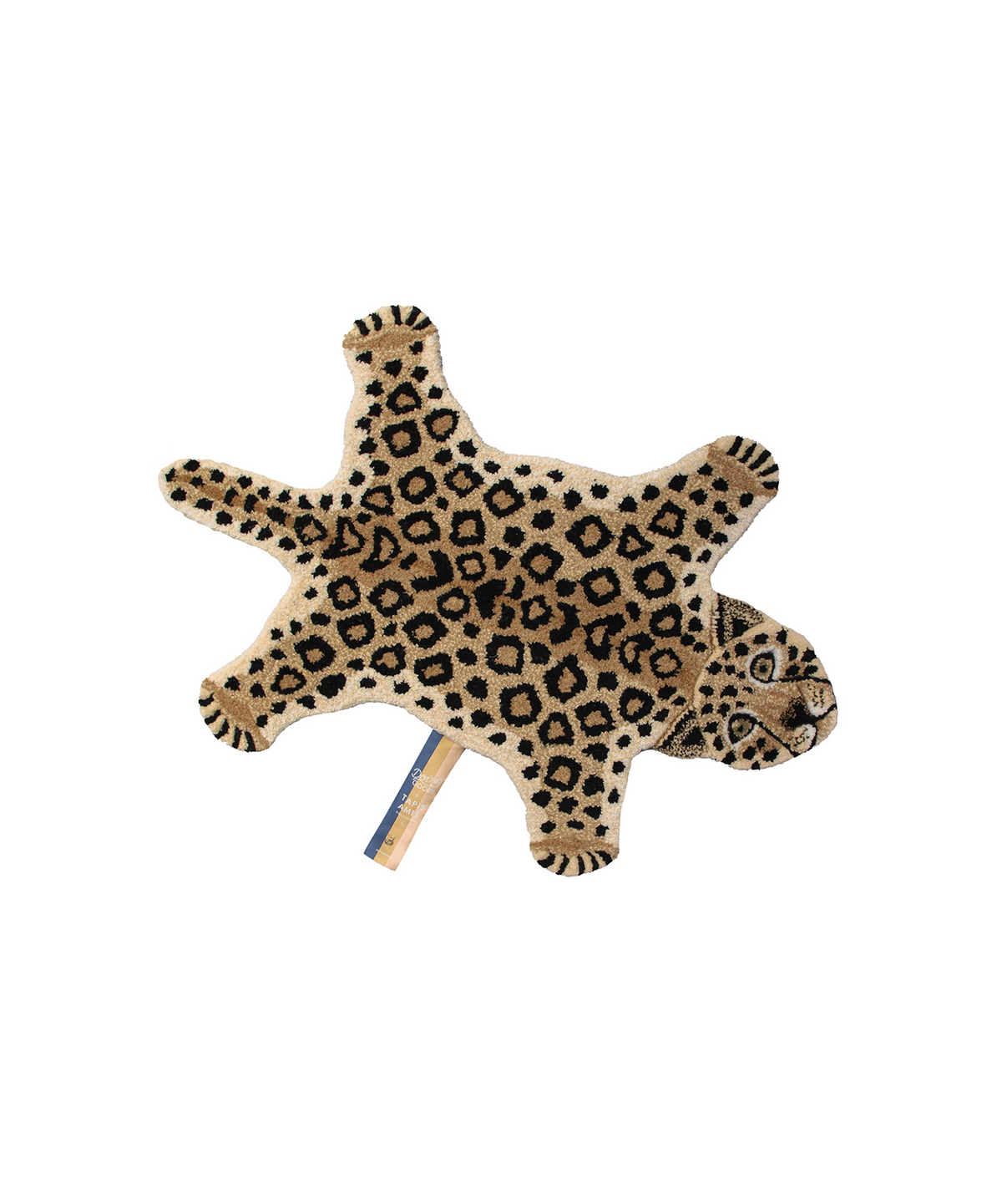Håndlavet tæppe i uld | Tapis Amis · Lille leopard fra Doing Goods | Niedziella & Friends (4321108459597)