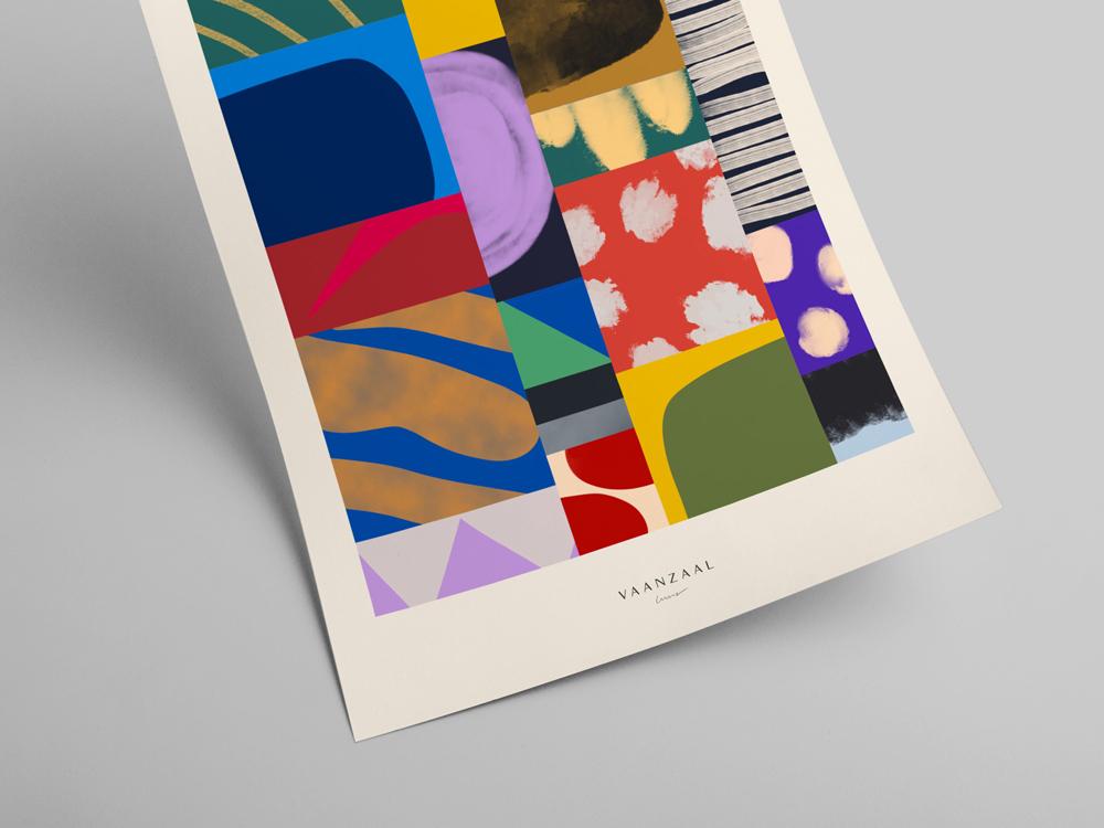 Grafisk kunstprint i smukke farver til gallerivæggen · Niedziella & Friends (6057648816282)