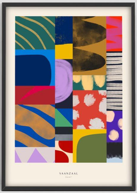 Grafisk print i smukke farver til gallerivæggen · Niedziella & FriendsGrafisk kunstprint i smukke farver til gallerivæggen · Niedziella & Friends (6057648816282)