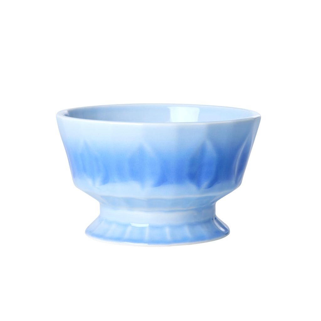 Klassisk skål med diamantmønster i himmelblå keramik fra Rice · Niedziella & Friends (7943039058148)