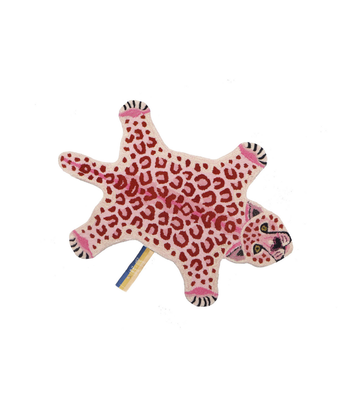 Håndlavet tæppe i uld | Tapis Amis · Pink leopard fra Doing Goods | Niedziella & Friends (3767431495757)