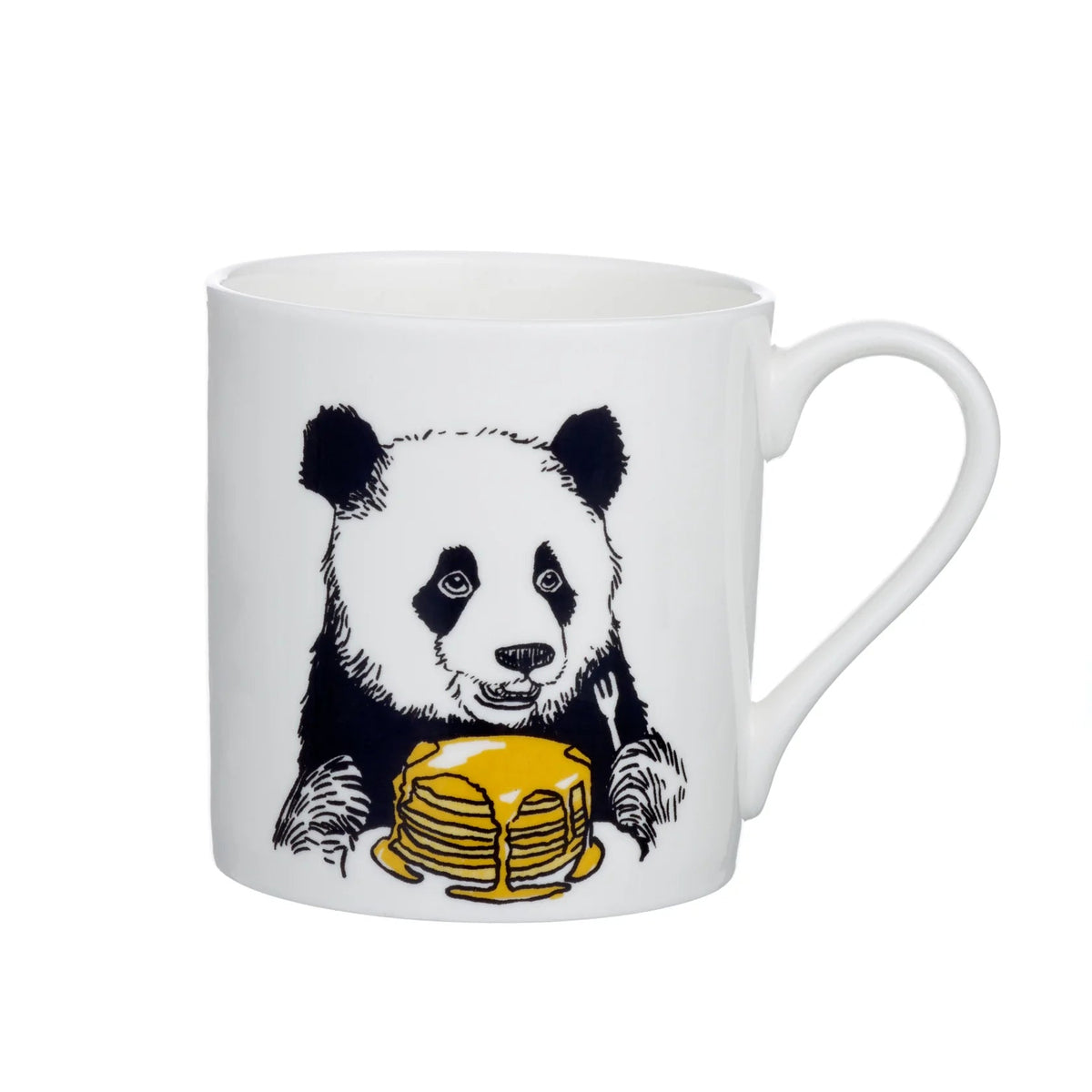 Krus i porcelæn med panda fra Jimbobart · Niedziella & Friends (7822787870948)