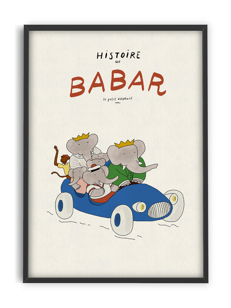 Print til børneværelset med Barbar den lille elefant · Niedziella & Friends (7945394487524)