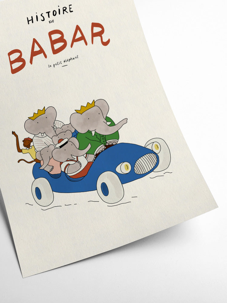 Print til børneværelset med Barbar den lille elefant · Niedziella & Friends (7945394487524)