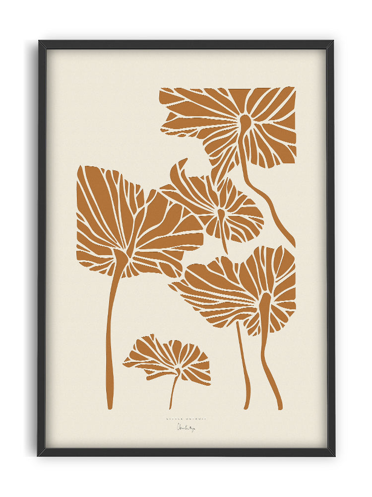 Print med planter i smukke efterårsfarver til gallerivæggen · Niedziella & Friends (7805677961444)