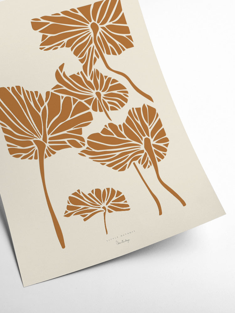 Print med planter i smukke efterårsfarver til gallerivæggen · Niedziella & Friends (7805677961444)
