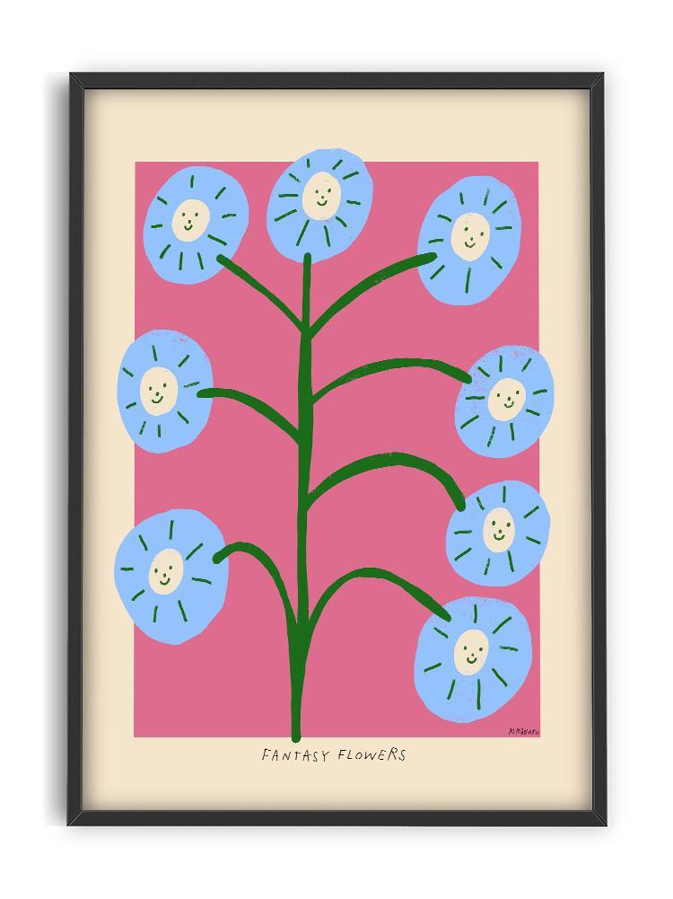 Print med blomster i smukke farver til gallerivæggen · Niedziella & Friends (7028062191770)