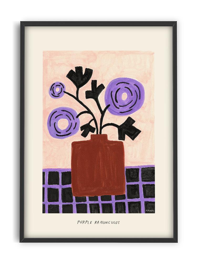 Print med blomster i smukke farver til gallerivæggen · Niedziella & Friends (7025599905946)