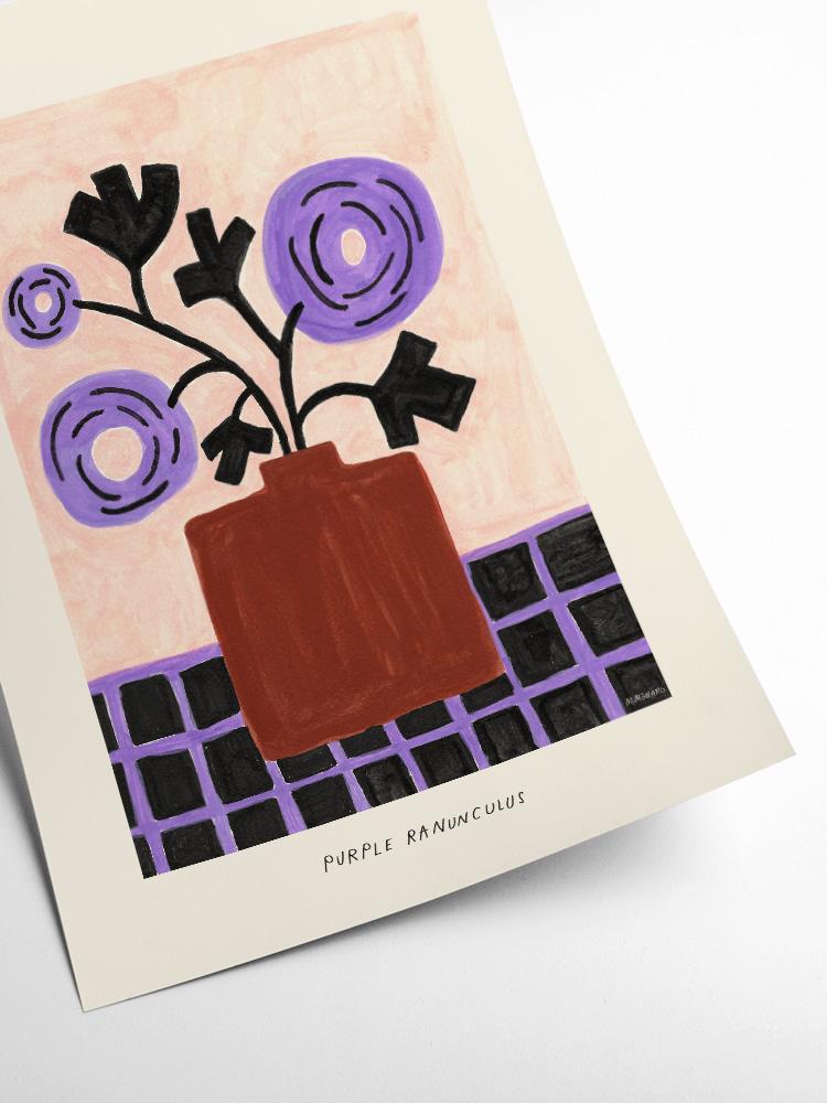 Print med blomster i smukke farver til gallerivæggen · Niedziella & Friends (7025599905946)