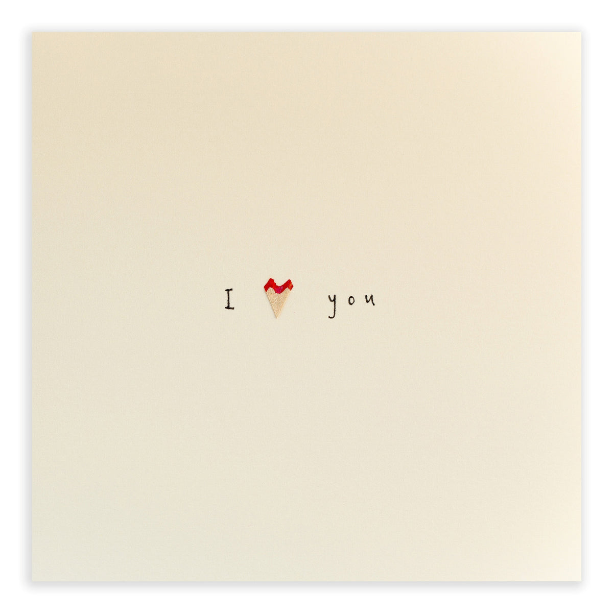 Pencil Shavings Card • I love you (10947070094)