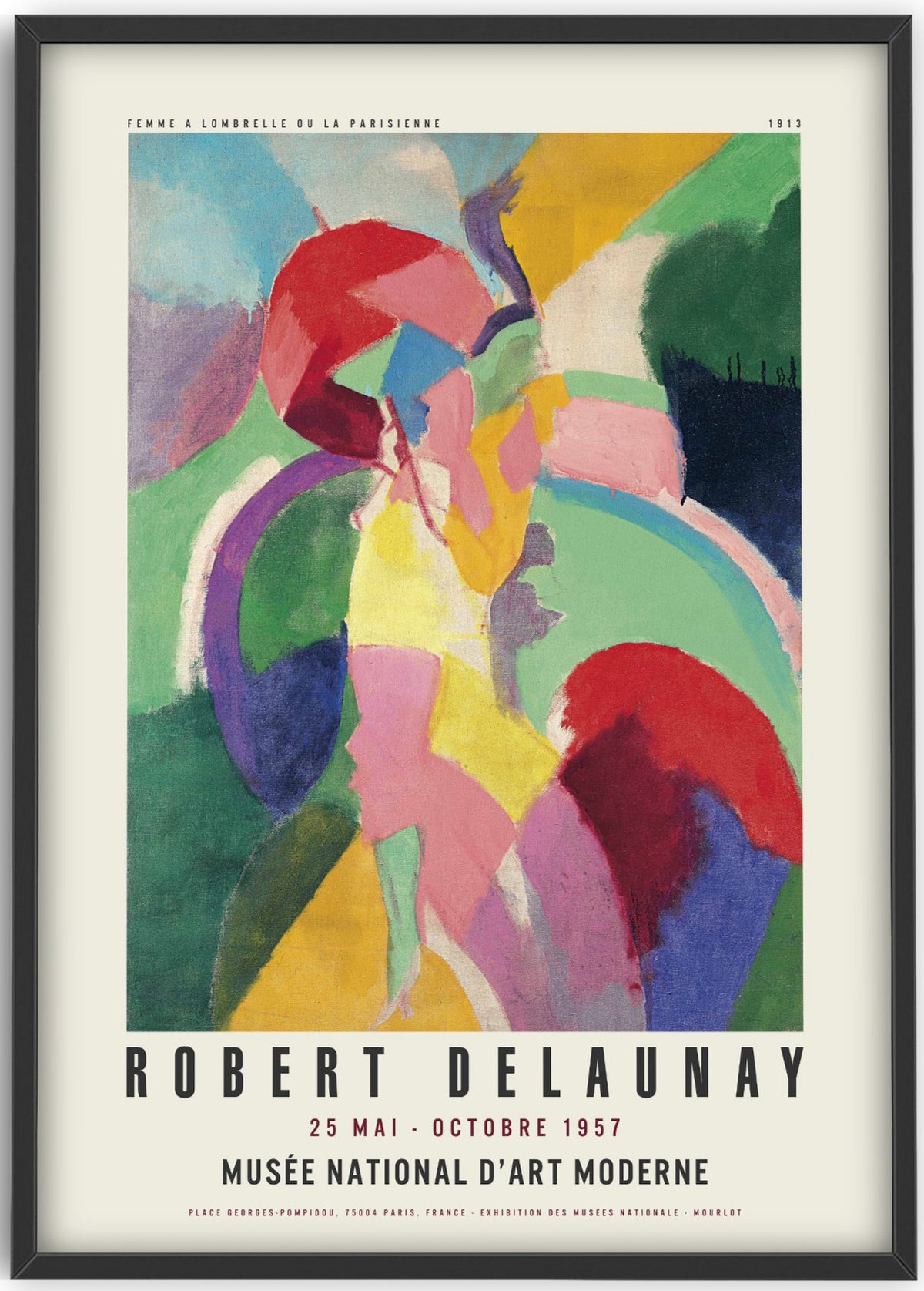 Kunstprint i smukke farver til væggen · Robert Delaunay – Niedziella & Friends (5776987521178)