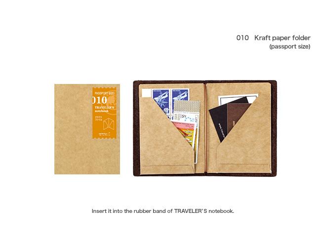 Passport size Refill 010 Folder med lommer • Traveler's notebook (4789335097479)