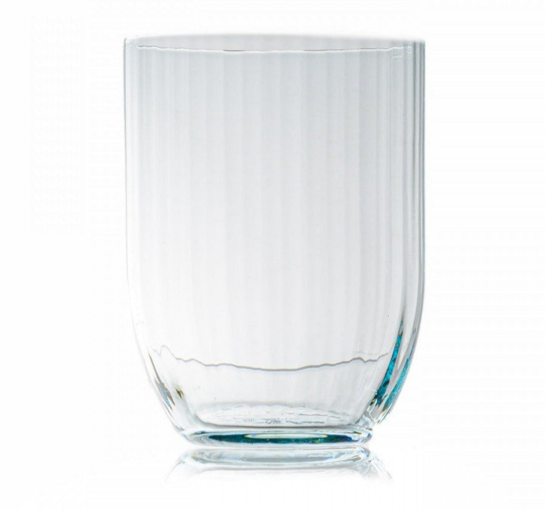 Aqua-blå vandglas i krystal · Bambus fra Anna von Lipa · Niedziella & Friends (7538268274916)