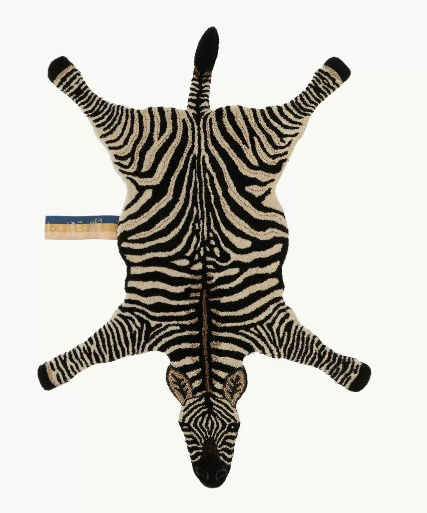 Håndlavet tæppe i uld | Tapis Amis · Stor zebra fra Doing Goods | Niedziella & Friends (6664435040410)