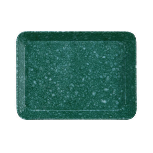 Melamin skrivebordsbakke - Marmoreret grøn (M) (10982544462)