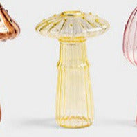 Gul svampe-vase i glas fra &Kleveirng Amsterdam · Niedziella & Friends (7014220464282)